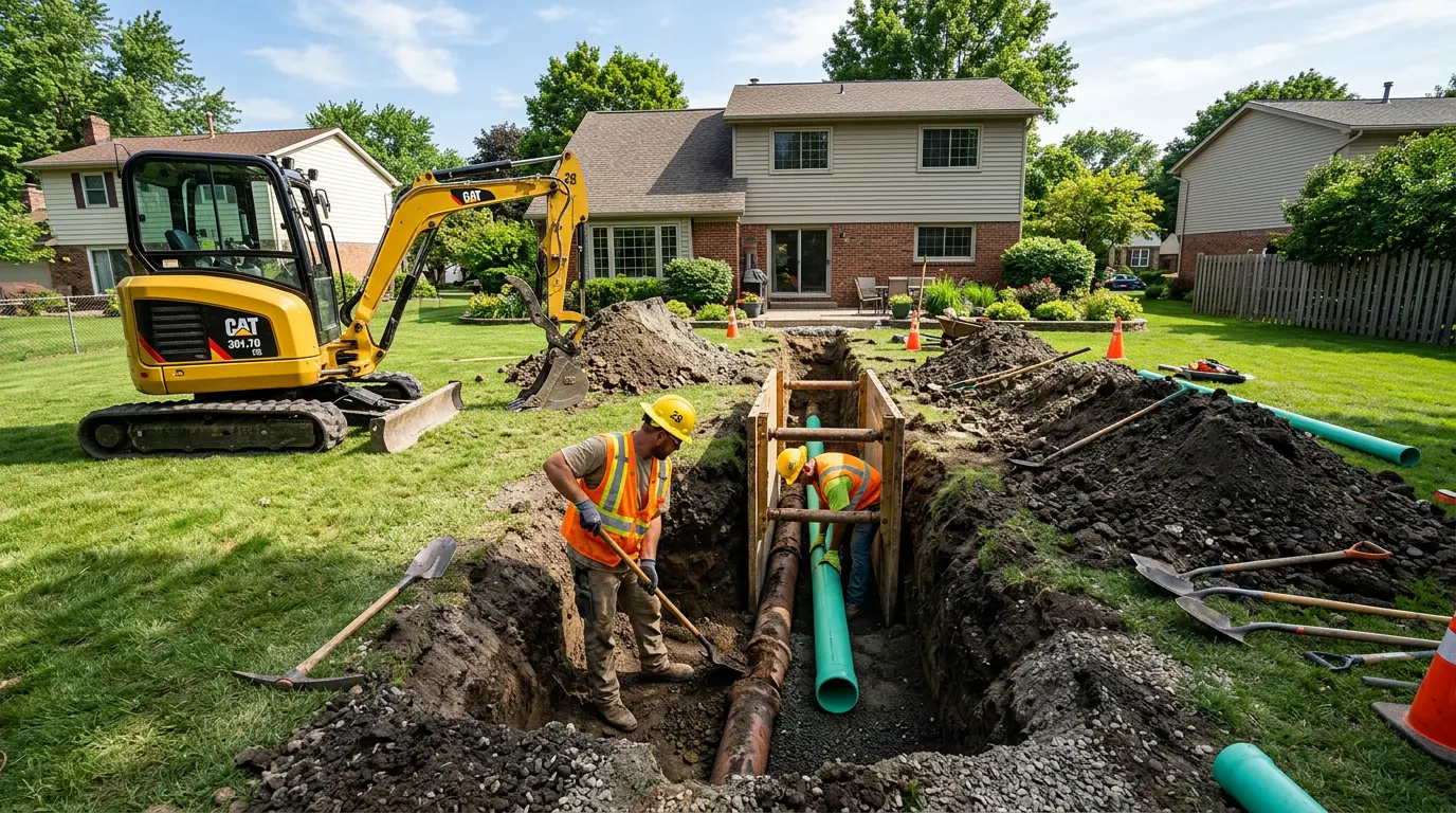 Sewer Line Replacement in Morton Grove, IL